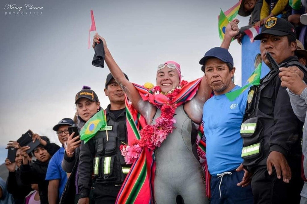 Depois de completar o Desafio no Lago Titicaca, entre a Bolívia e o Peru, a ultramaratonista aquática Patrícia Farias tem pela frente mais três travessias importantes do calendário da modalidade em 2019.