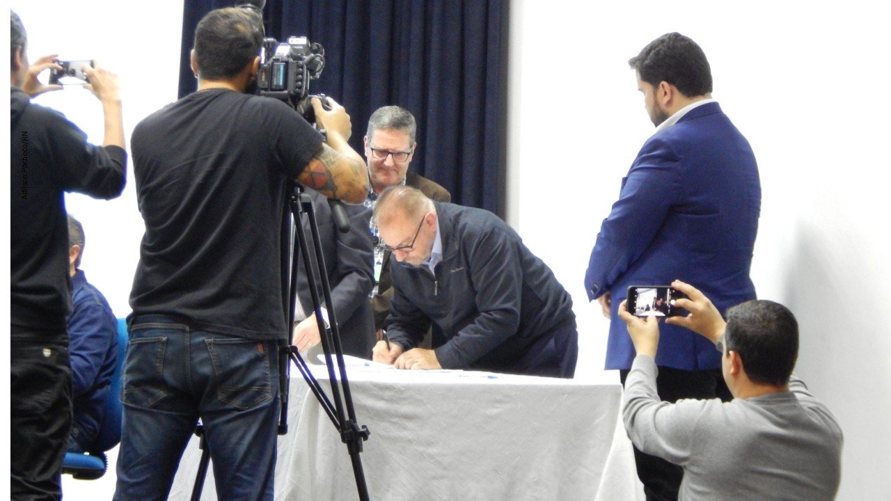 R$ 40,1 milhões: Assinado Aditivo Contratual para conclusão da primeira etapa das Obras da Bacia de Evolução