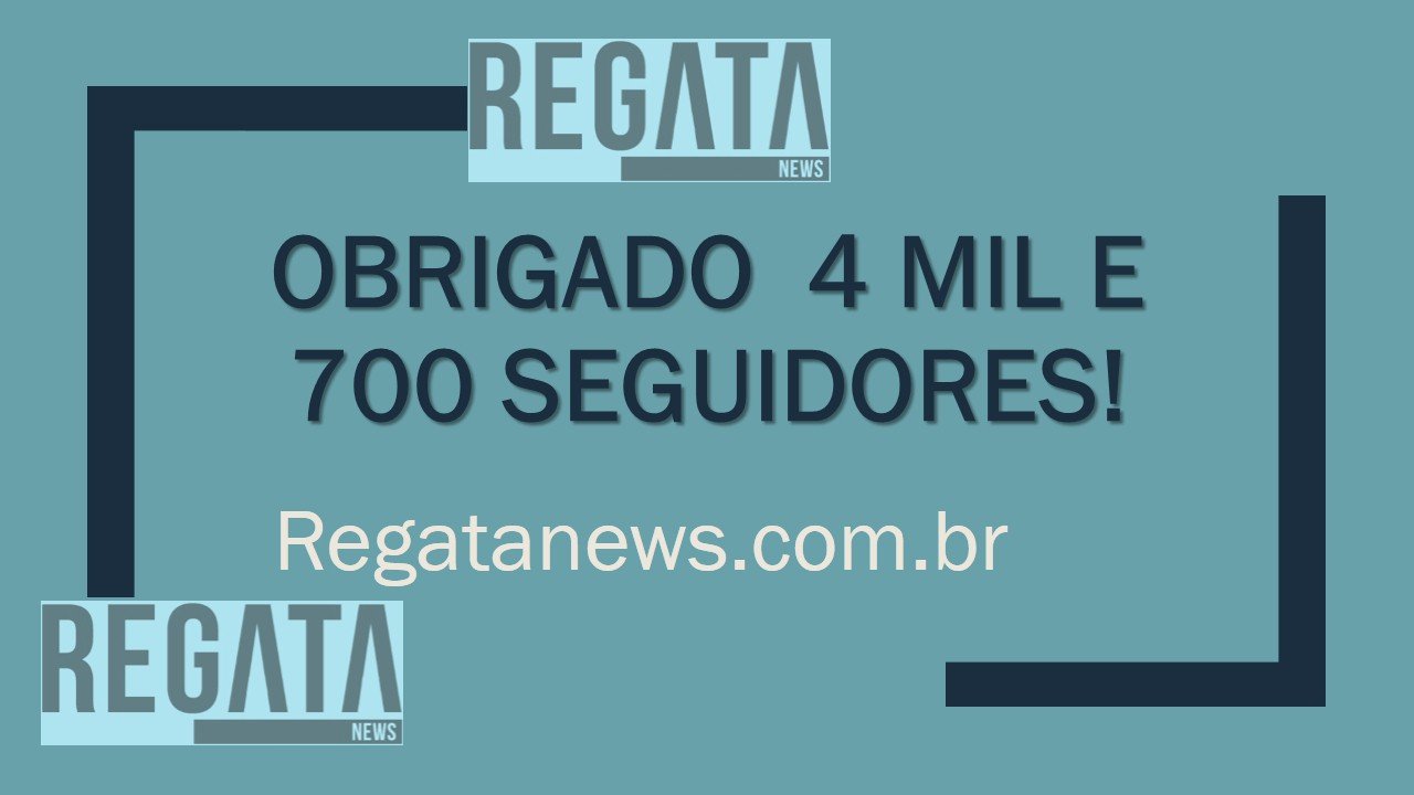 Obrigado 4 mil e 700 seguidores!