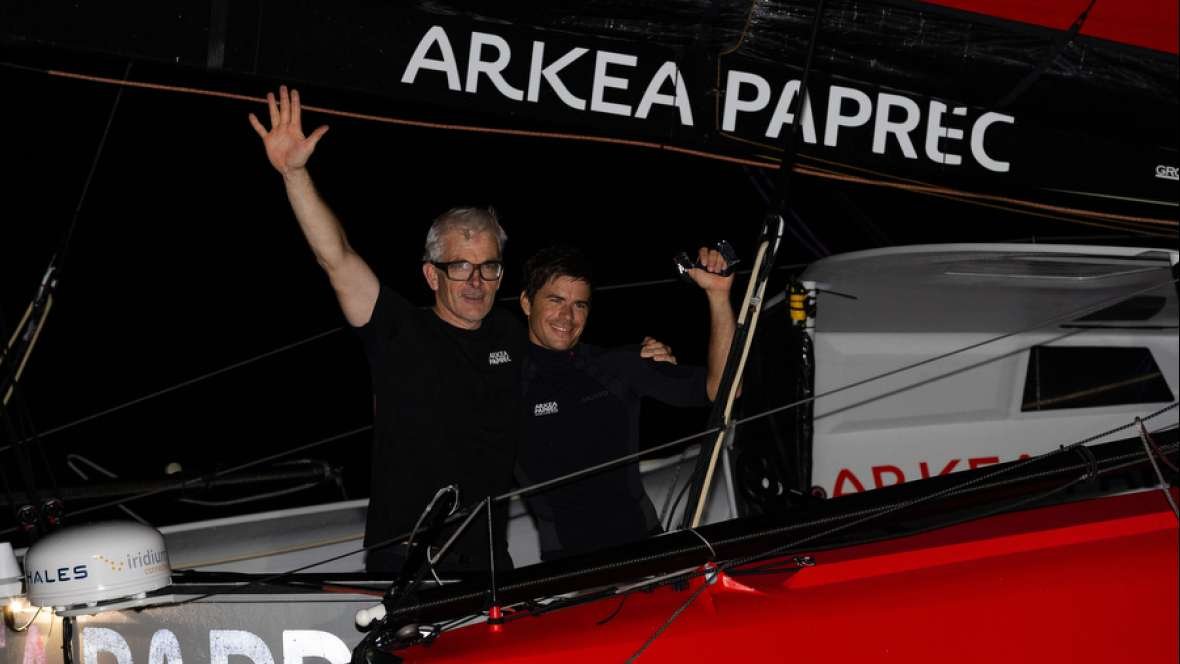Nono lugar para o Arkea-Paprec na Transat