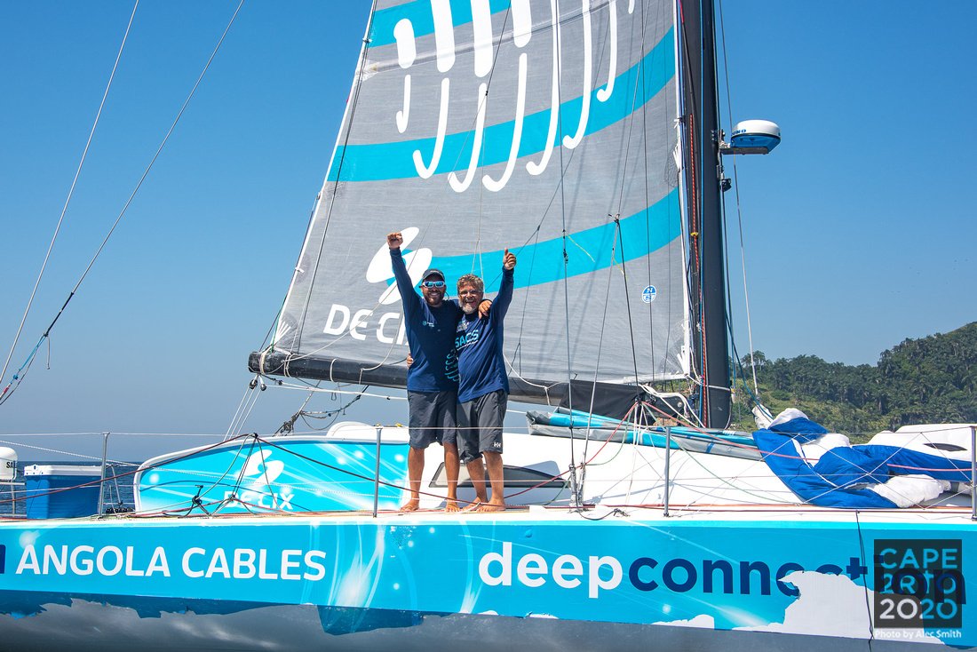 Cape2 Rio 2020: Team Angola Cables-Mussulo 40 cruza linha de chegada e conquista a primeira posição na categoria Double Handed,