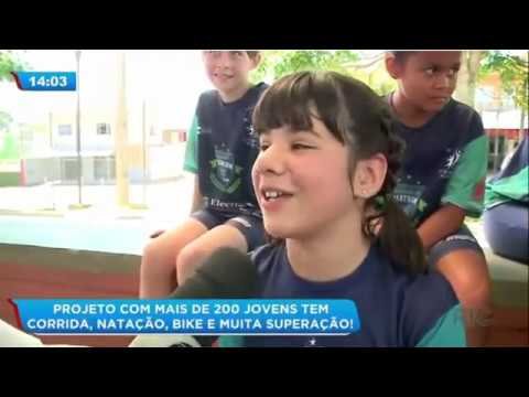 Escolinha de Triathlon na RIC TV
