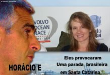Horácio e Dione Carabelli: Eles provocaram uma parada da Regata The Ocean Race em Santa Catarina