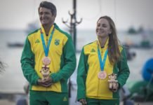 Dupla “construída” há dois anos, Gabi Nicolino e Samuca misturam opostos em busca de bom resultado em Tóquio