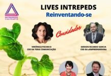 É hoje, às 21h : LIVES INTREPEDS – TERCEIRA TEMPORADA