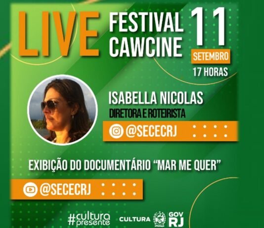 Rio de Janeiro: Filme O Mar Me Quer produzido pela jornalista Isabella Nicolas está concorrendo a melhor trailer e melhor documentário no Festival Cawcine.