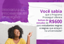 RIO DE JANEIRO : PROGRAMA PROSSEGUIR OFERECE BOLSA DE ESTUDOS PARA UNIVERSITÁRIOS NEGROS