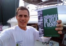 Dia 19/12 às 17 hs: Velejador Guilherme Sucena lança livro “Crônicas de Vela e Vento” no Rio Grande Yate Clube
