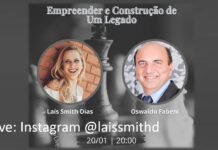 Live de influenciadora: Laís Smith, @laissmithd, entrevista empresário Osvaldo Fabeni