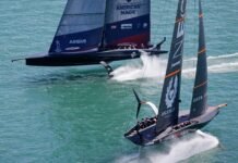 INEOS TEAM UK vence regatas de estreia da Prada Cup