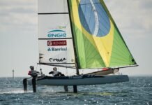 Brasil representado: Velejadores Samuel Albrecht e Gabriela Nicolino na Nacra 17