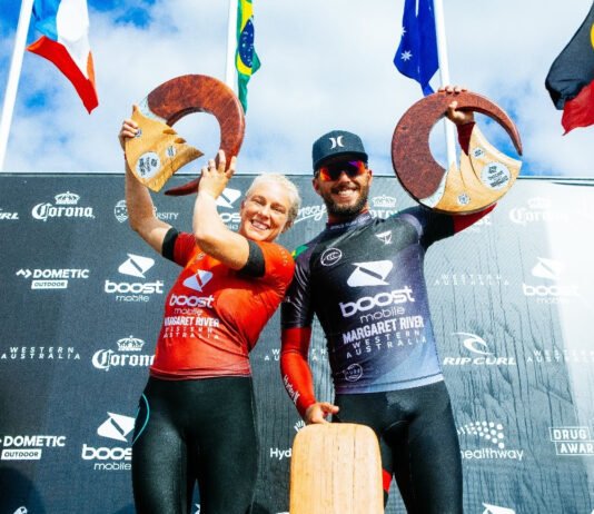 MUNDIAL DE SURF: SÓ DEU BRASIL NA AUSTRÁLIA COM FILIPE E TATIANA VENCENDO O BOOST MOBILE MARGARETH RIVER PRO