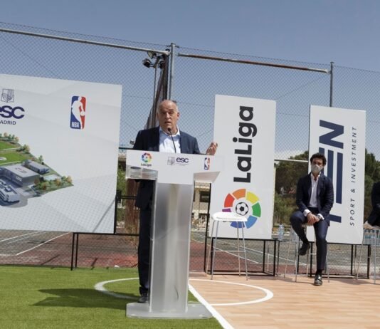 Apresentação do ESC Madrid, o complexo esportivo e educacional em parceria com a LaLiga e a NBA