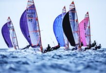 Iate Clube de Santa Catarina: Definidos os campeões do Sul-Brasileiro de 29er.Competição com vento sul de até 20 nós