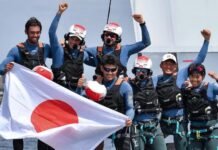 Japão vence segunda etapa do SailGP