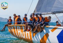 Semana de Vela de Ilhabela : Itajaí Sailing Team foi o quarto veleiro a cruzar a linha de chegada na Regata Alcatrazes