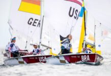 Vela feminina do Brasil pode conquistar mais uma medalha nesta madrugada