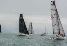 Caballo Loco sai na frente na Classe C30 no Circuito Ilhabela de Vela Oceânica