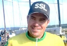 Velejador Joca Signorini : Primeiro treino do time brasileiro da SSL Gold Cup