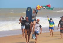 Joselani Amorim e Sócrates Santana são os grandes campeões do Wahine Bodyboarding Pro
