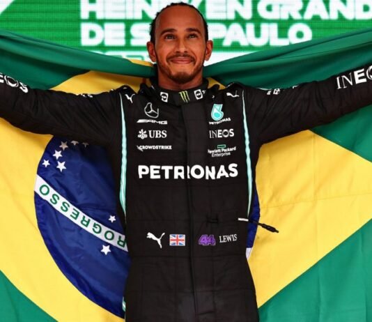 Hamilton conquista vitória no Brasil após corrida impressionante da decima posição e passa por Verstappen