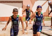 Passeio em parque de aventura encerra ano de evolução da Escolinha de Triathlon em Aquiraz