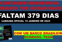 Faltam 379 dias para a largada da The Ocean Race em Alicante- Espanha com um barco brasileiro SCBrasil Team