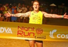Influencer Yann Rodrigues se destaca na Night Run Costão do Santinho 2022