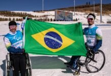 Aline Rocha e Cristian Ribera serão os porta-bandeiras do Brasil na abertura dos Jogos de Inverno, em Pequim