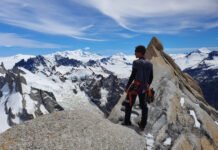 Alpinista de 18 anos é o brasileiro mais jovem a chegar ao topo de três agulhas do Fitz Roy na Patagônia