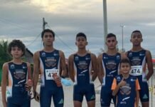Alunos da Escolinha Aeris de Triathlon Formando Campeões estream em provas estaduais