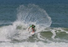 Circuito Banco do Brasil de Surfe classifica 32 atletas na Praia de Ferrugem, em Garopaba