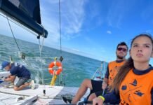 Veleiro Itajai Sailing Team disputa Regata ANI com time totalmente itajaiense