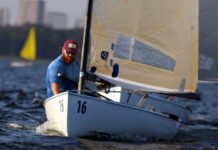 ‘Porradaria’ de vento no terceiro dia do Campeonato Brasileiro de Finn