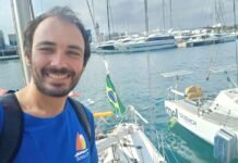 Brasileiro Jonas Gomes disputa regata SoloMed na Espanha