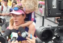 Uma meia brasileira Carolijn Brouwer no comando do barco holandês ‘ NEXTGEN’