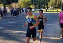 Paranaense da Seleção Escolinha de Triathlon é campeão dos Jogos Sul-Americanos da Juventude