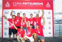 Copa Mitsubishi encerra segunda etapa em dia de vento constante em Ilhabela