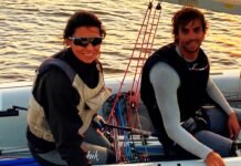 Fernanda Oliveira e Rodolfo Streibel formam equipe no 470 misto