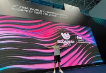 Matheus Gonche retorna de seu primeiro Mundial de Esportes Aquáticos com saldo positivo