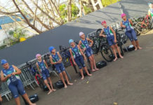 Simulado com ídolo e torcida dos familiares marca segundo ano da Escolinha de Triathlon em Itu