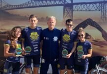 Seleção de talentos paranaenses conquista quatro pódios no Circuito Triathlon Brasil Sprint
