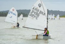 Flotilha do Cabanga disputa Brasil Centro de Optimist