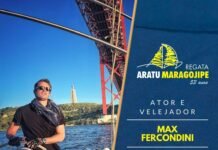 Bahia-Ator e velejador Max Fercondini confirma participação na Regata Aratu-Maragojipe.