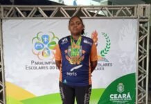 Triatleta mirim de Caucaia vive sonho olímpico nos Jogos Escolares Brasileiros
