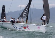 Inaê Amstel Ultra treina velejador mirim em regata Copa Mitsubishi
