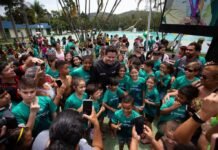 Thiago Pereira lança projeto social de natação em Volta Redonda (RJ)