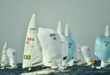 Brasileiros têm dia desafiador no Mundial de 470 em Israel