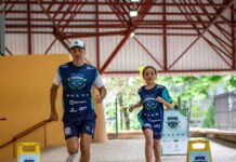Triatleta olímpico visita núcleos de Curitiba da Escolinha de Triathlon