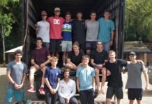 Atletas do Veleiros do Sul na preparação para a Copa Brasil de Vela 2022